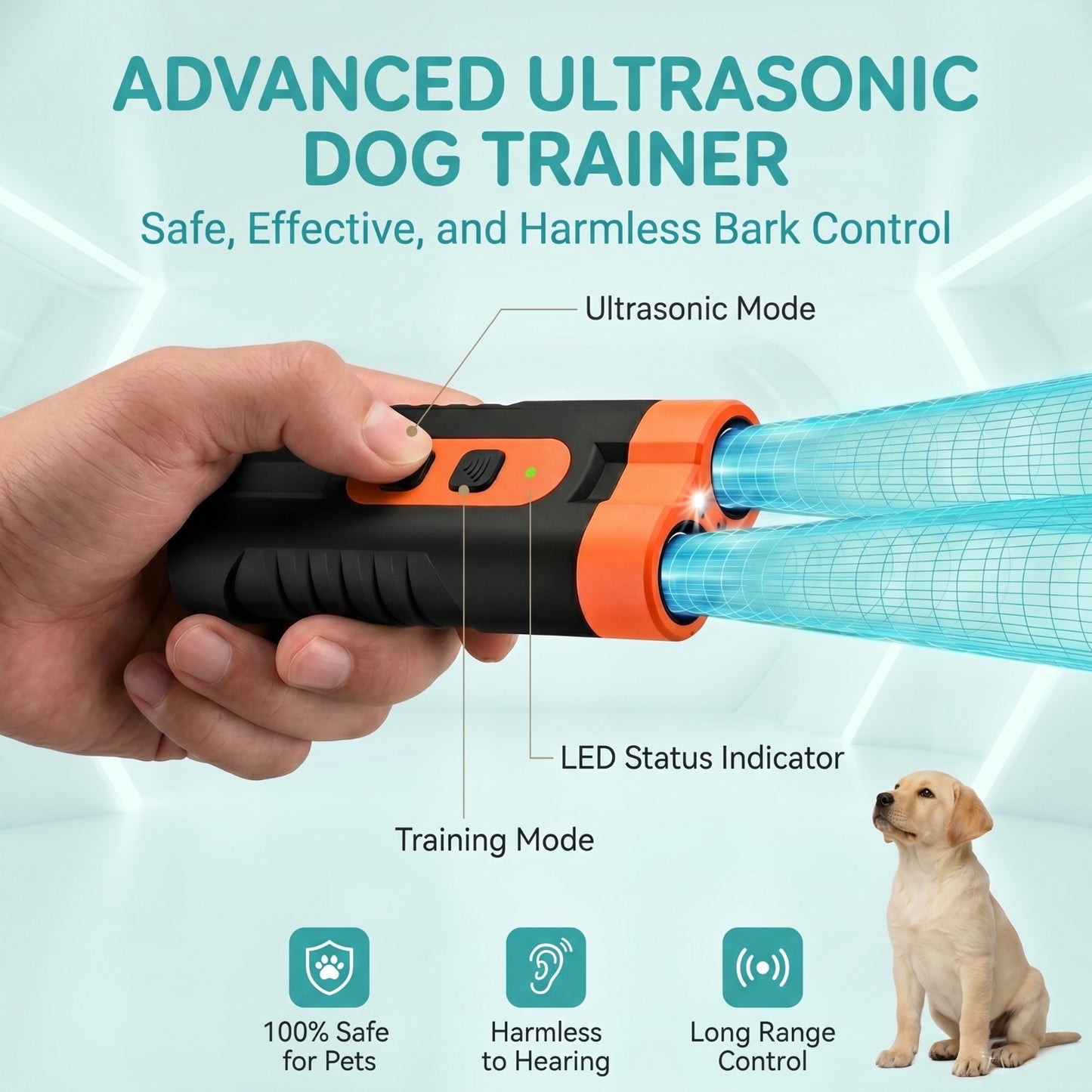 Petnix™ BarkGuard Pro – Safe Training & Behavior Control