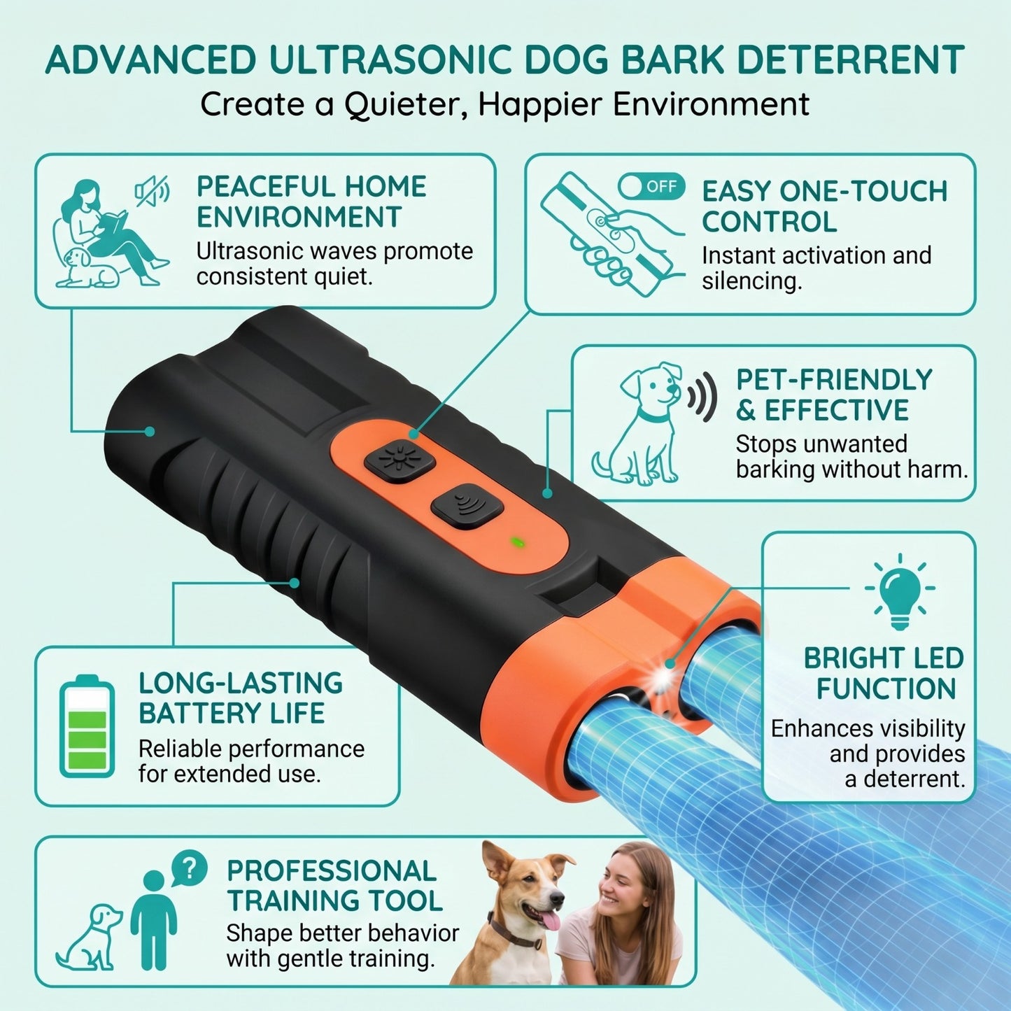 Petnix™ BarkGuard Pro – Safe Training & Behavior Control
