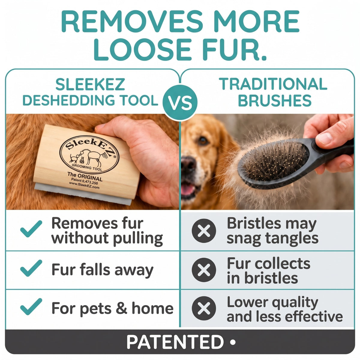 Petnix™ SleekEZ - Comb for Shedding & Grooming