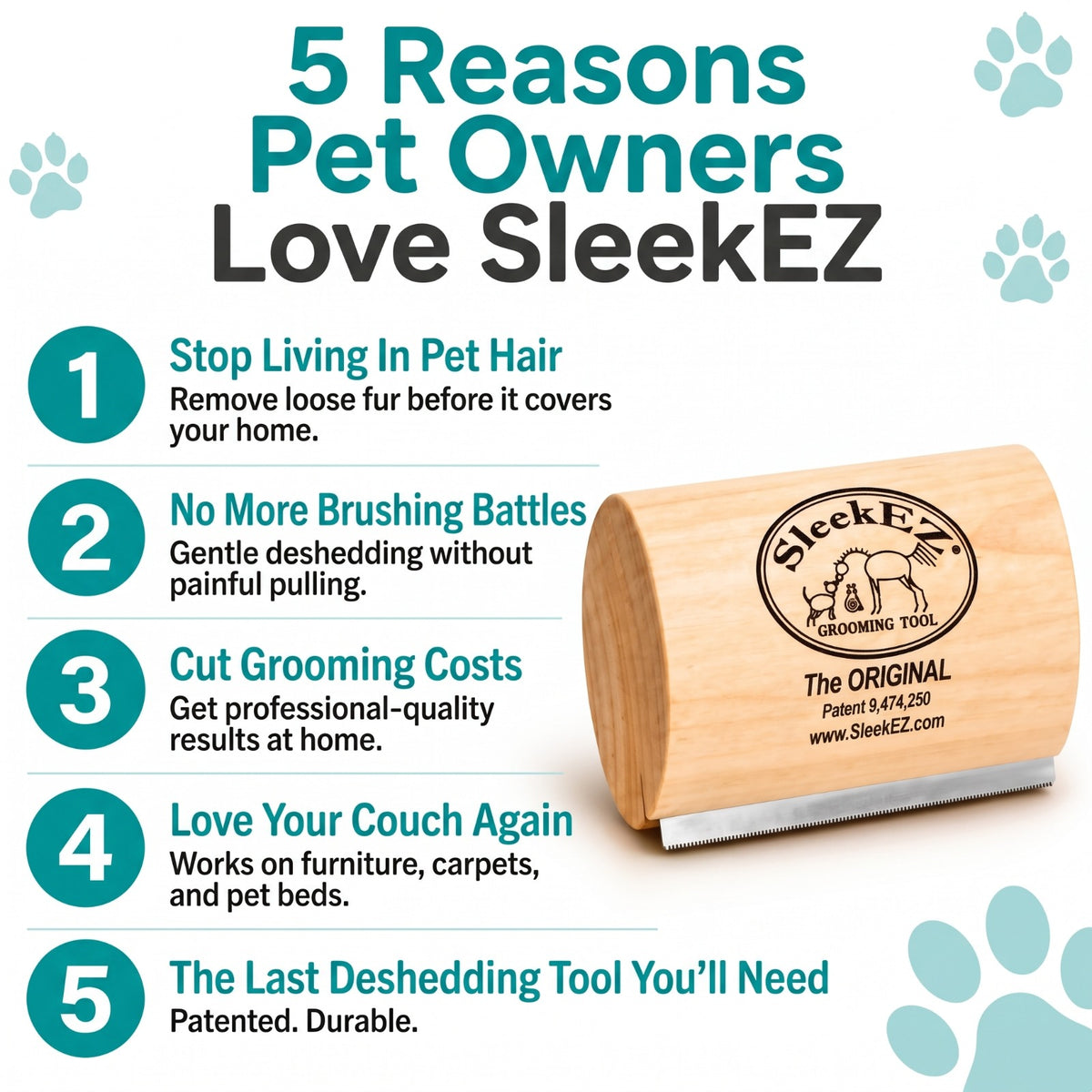 Petnix™ SleekEZ - Comb for Shedding & Grooming