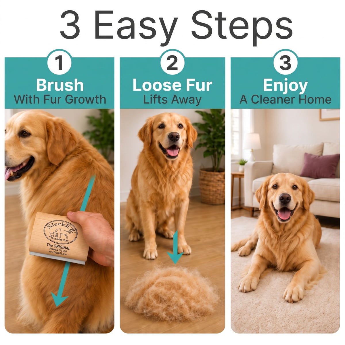 Petnix™ SleekEZ - Comb for Shedding & Grooming
